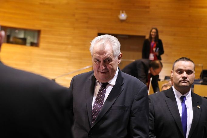 Miloš Zeman při návštěvě Ústeckého kraje