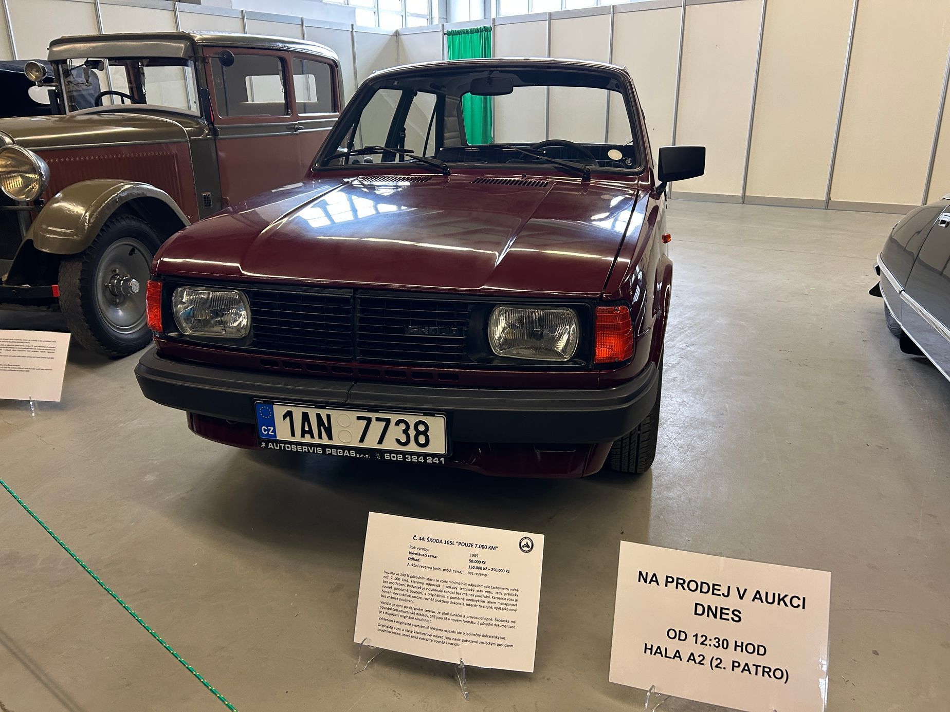 Aukce a burza Retro Garáž listopad 2025