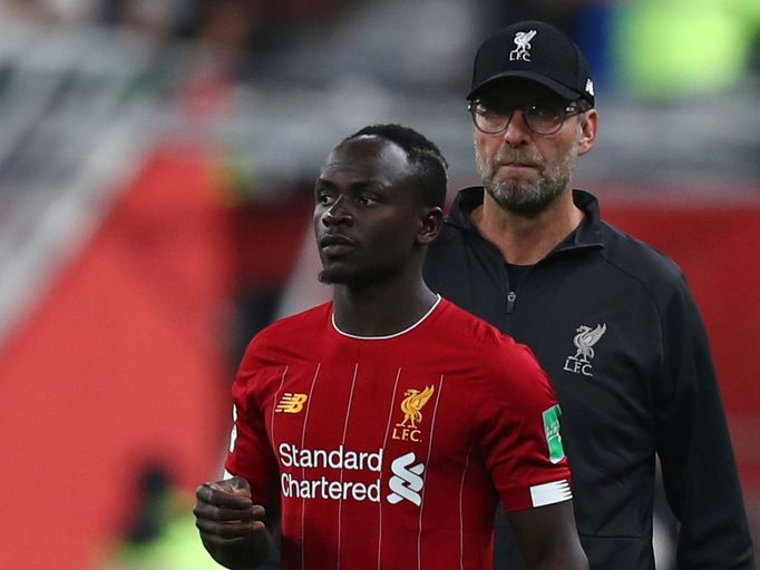 Soccer Football - Club World Cup - Semi Final - Monterrey v Liverpool - Khalifa International Stadium, Doha, Qatar - December 18, 2019  Liverpool manager Juergen Klopp pr