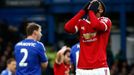 Manchester United's Anthony Martial looks dejected