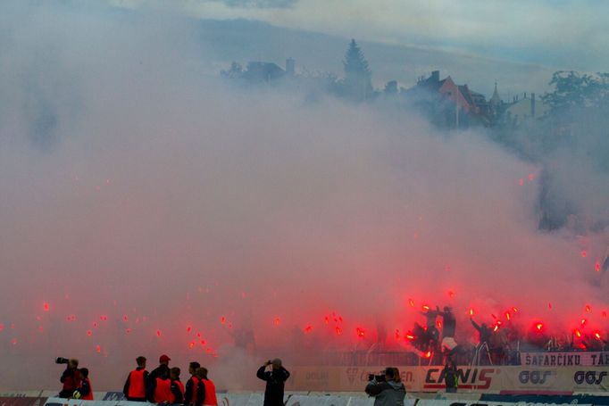 SL, Baník-Dukla: loučení s Bazaly -fanoušci