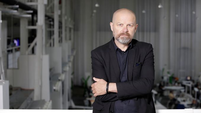 Výtvarník, galerista a architekt Michal Škoda.