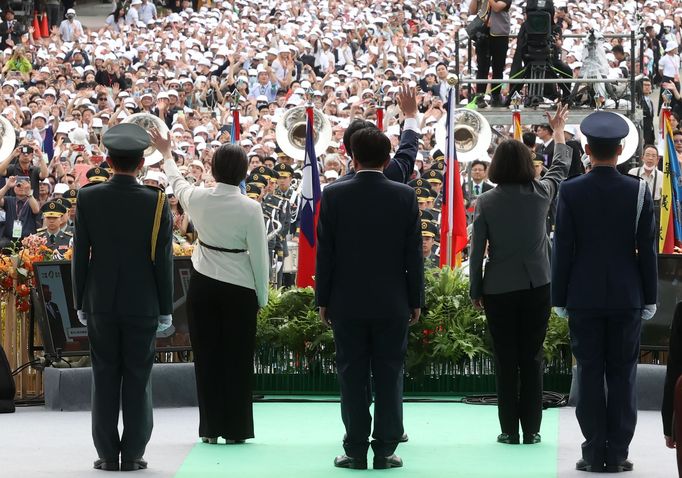 Inaugurace nového prezidenta Tchaj-wanu Williama Laje, známeho také jako Laj Čching-te.