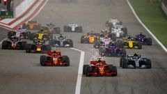 F1, VC Bahrajnu 2018: start