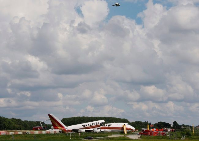 Nehoda dopravního letadla Kalitta Air na bruselském letišti