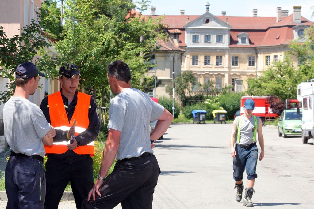 Hořín po povodních
