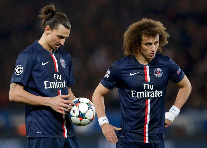 LM, PSG-Chelsea: Zlatan Ibrahimovic a David Luiz