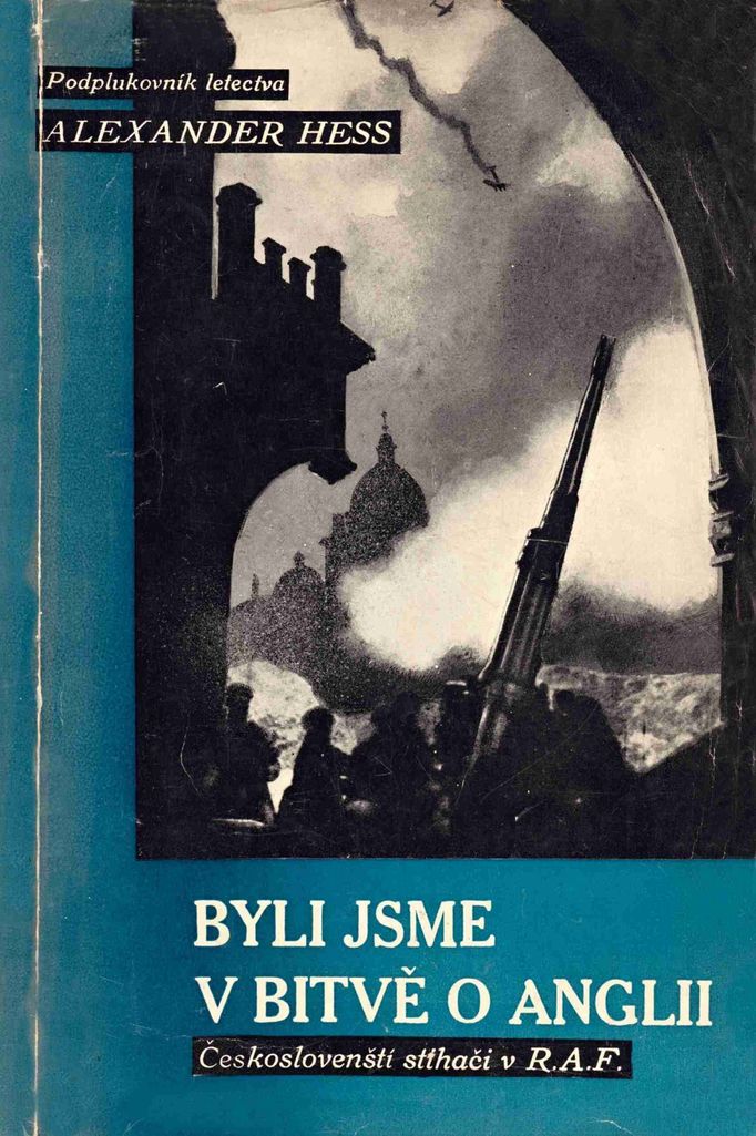 Obálka prvního vydání memoárů Byli jsme v bitvě o Anglii, vydaných v New Yorku v roce 1943.