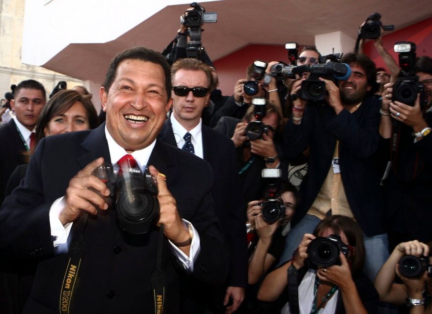 Hugo Chávez v Benátkách