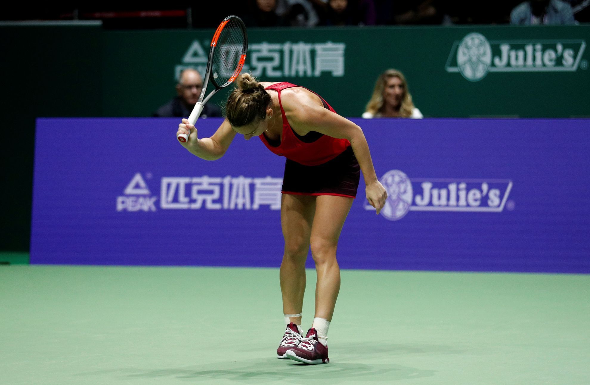Simona Halepová na Turnaji mistryň 2017