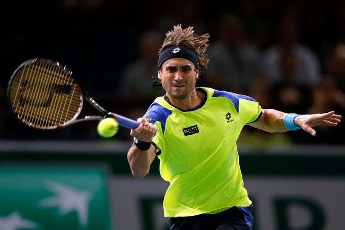 David Ferrer na turnaji Masters v Paříži (2013)