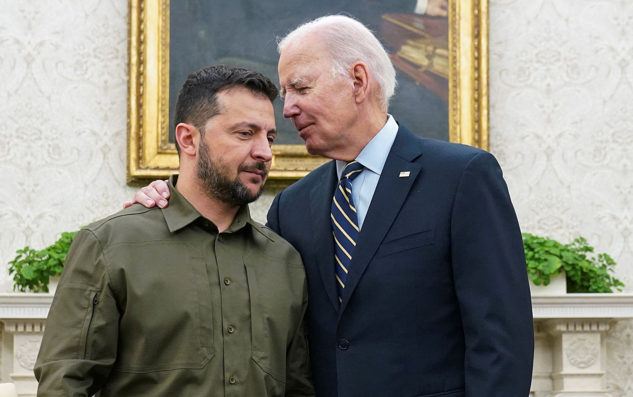 Volodymyr Zelenskyj, Joe Biden, Bílý dům, návštěva