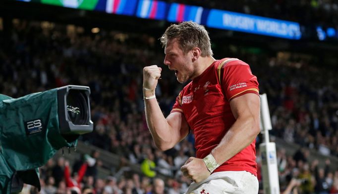 Dan Biggar of Wales celebrates victory Action Images via Reuters / Henry Browne Livepic