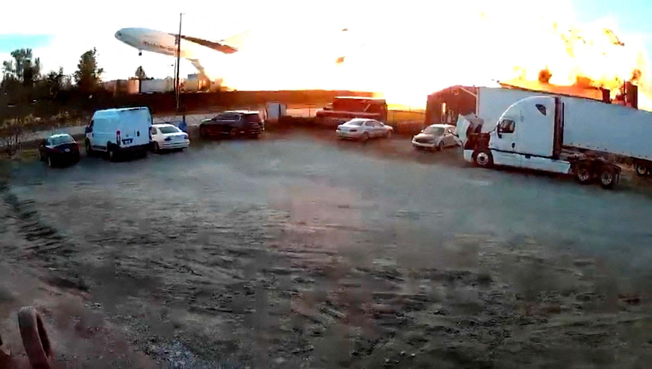 USA. nehoda. letadlo, UPS, Kentucky, Louisville