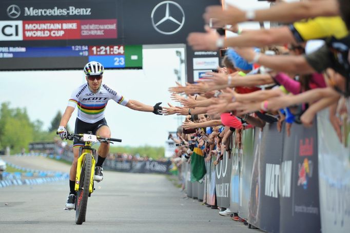 Světový pohár horských kol v NMNM 2019 (Nino Schurter, druhý)