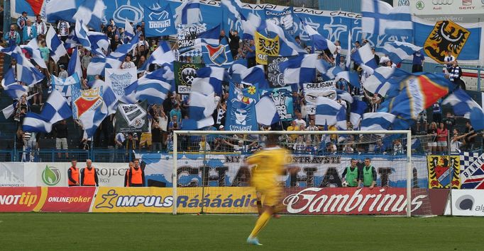 Fotbal, Baník - Jihlava: fanoušci Baníku