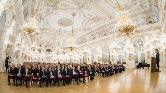 Pohled do Španělského sálu při loňském předávání