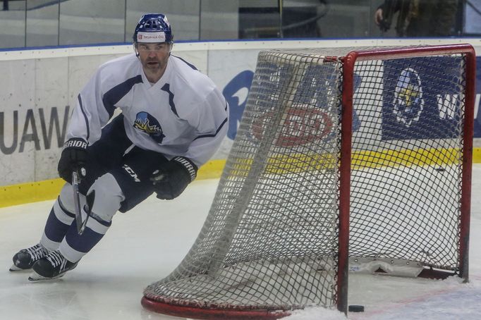 Jaromír Jágr, první den na Kladně po návratu z Calgary