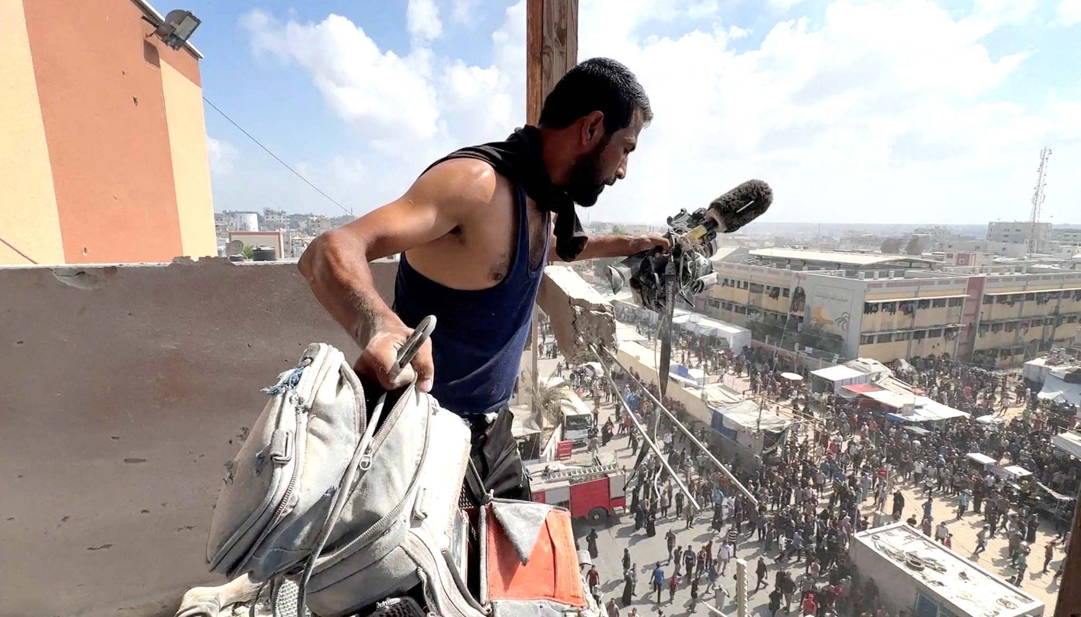 Gaza, Izrael, nemocnice, novináři, smrt, Palestina, fotograf, kamaraman