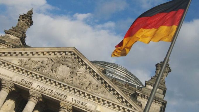 Reichstag - sídlo německého parlamentu.