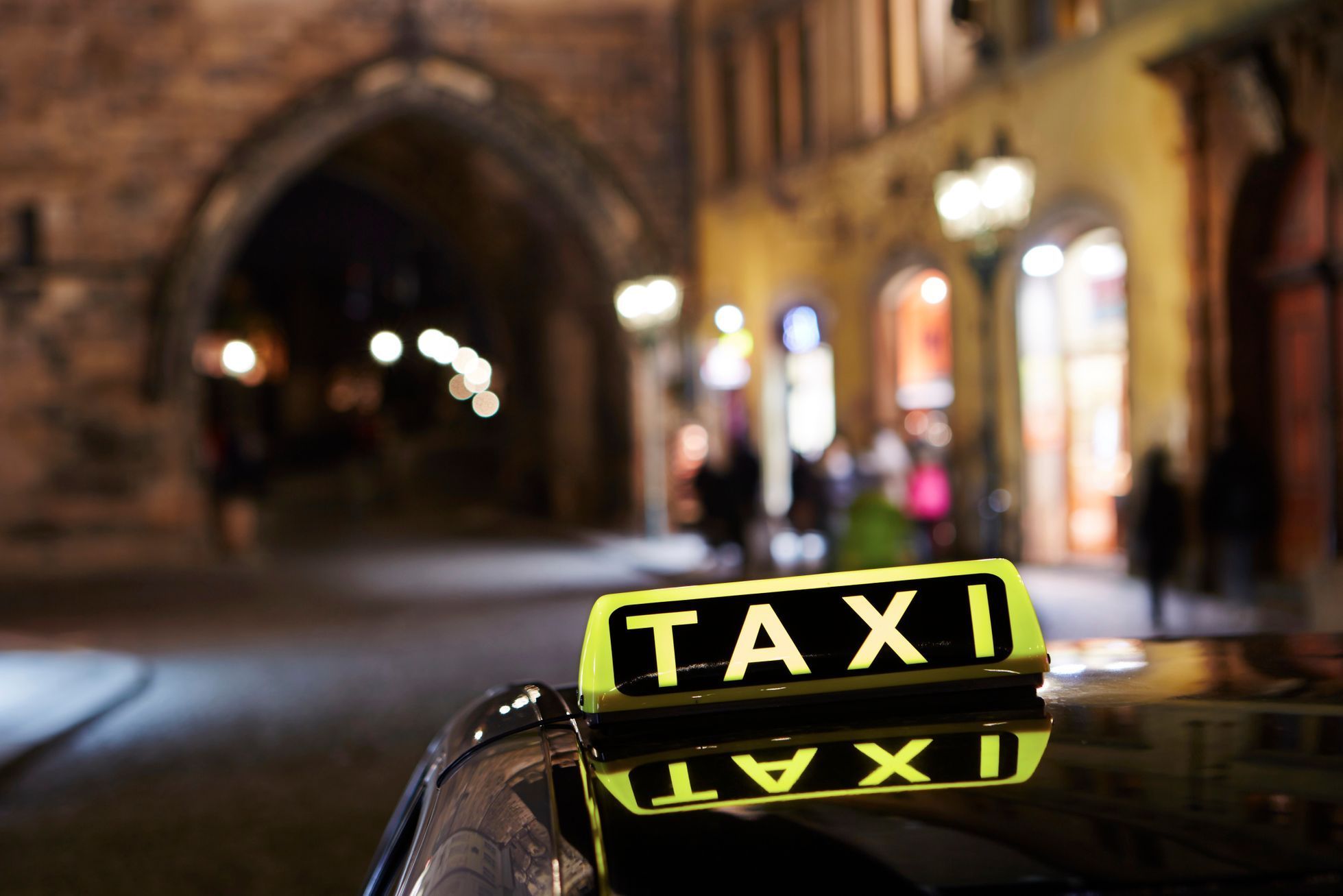 Taxi, Praha, ilustrační foto