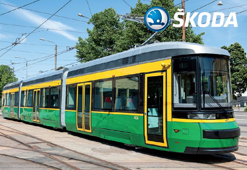 tramvaj Finsko Transtech škoda Transportation