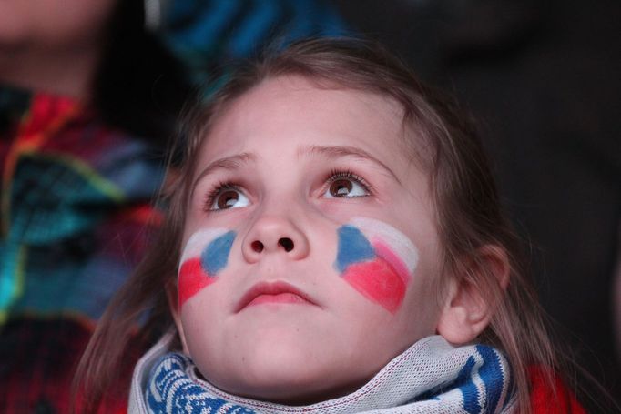 Česko - USA: Fandění na Letné v olympijském parku