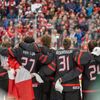 Hokejové MS juniorů 2020 v Ostravě, finále Kanada - Rusko: Kanaďané oslavují titul