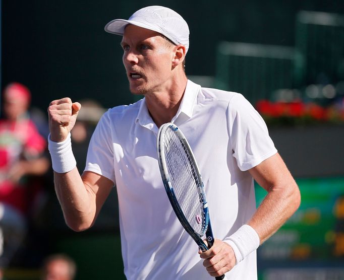 Tomáš Berdych slaví