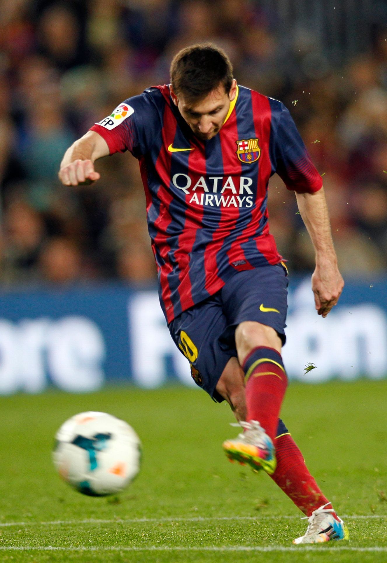 Messi v utkání s Bilbaem