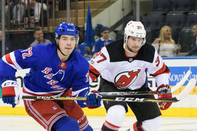 NHL, NY Rangers- New Jersey:  Filip Chytil (72) - Pavel Zacha (37)