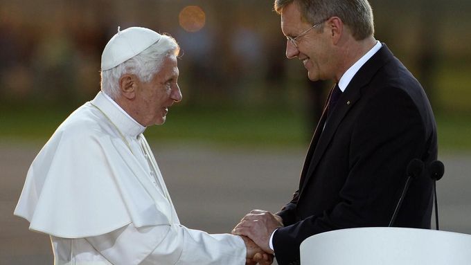 Exprezident s papežem.