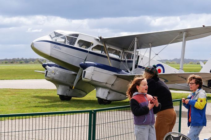 Letiště v Duxfordu, ze kterého vzlétali do Bitvy o Británii čeští stíhači ze 310. a 312. stíhací perutě RAF