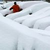 Závaly sněhu v Evropě