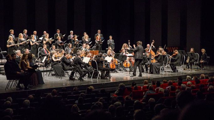 Snímek z vystoupení Collegia 1704 na festivalu Concerts d’automne.