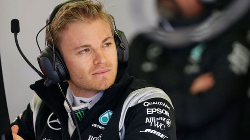 Mercedes F1 driver Nico Rosberg sits in the team garage after crashing out of the second practice session at the Australian Formula One Grand Prix in Melbourne. REUTERS/B