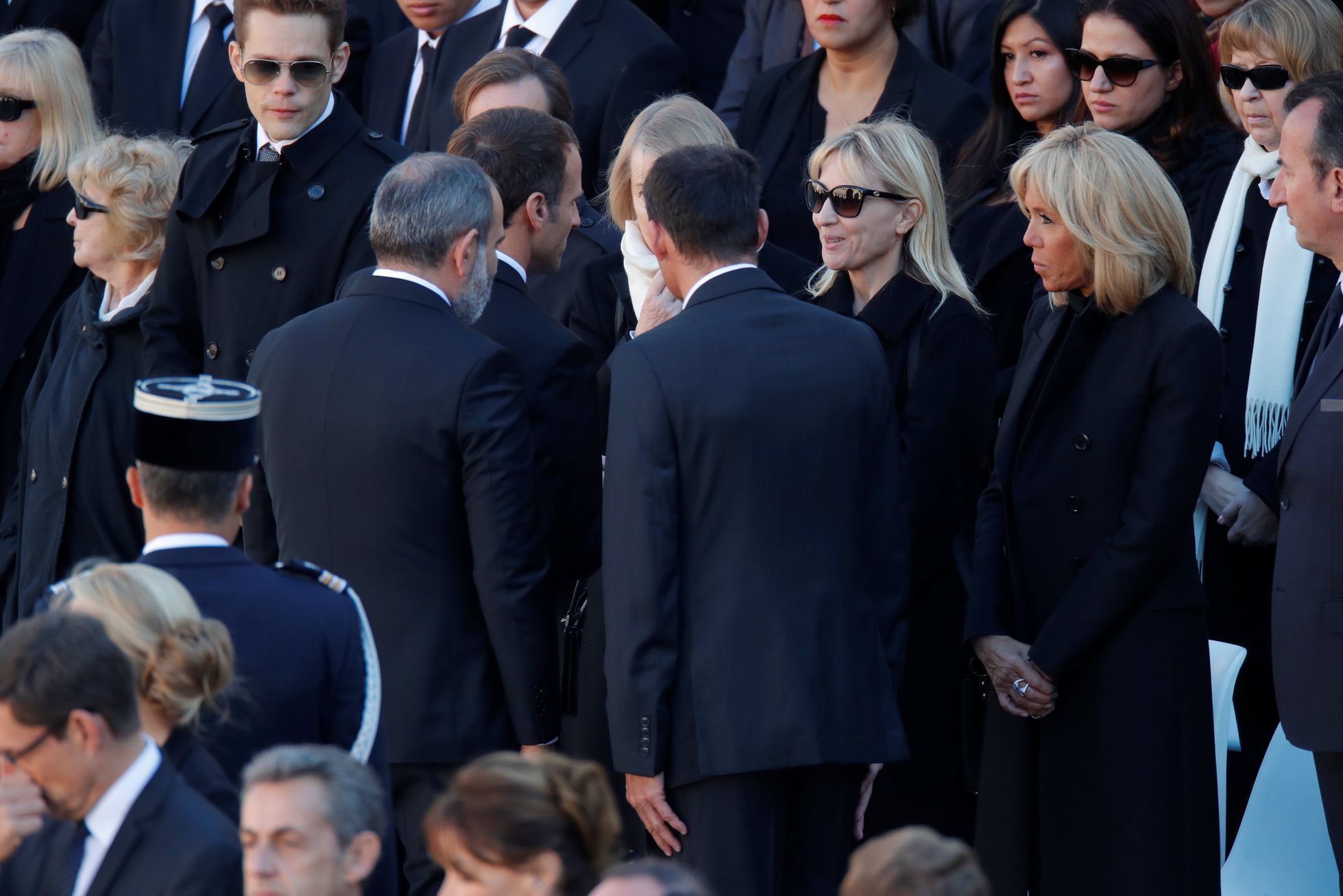 Aznavourův pohřeb