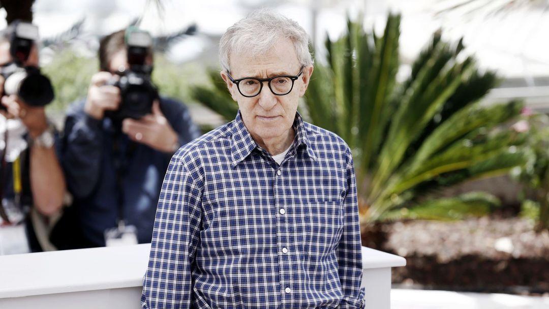 Woody Allen na festivalu v Cannes, 2015.