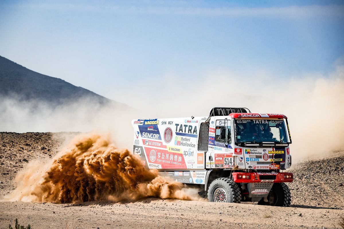 Martin Šoltys (Tatra) v 4. etapě Rallye Dakar 2021