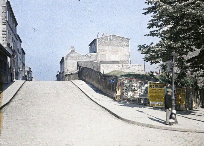 Ulice Rue Gasnier-Guy, Paříž, rok 1914