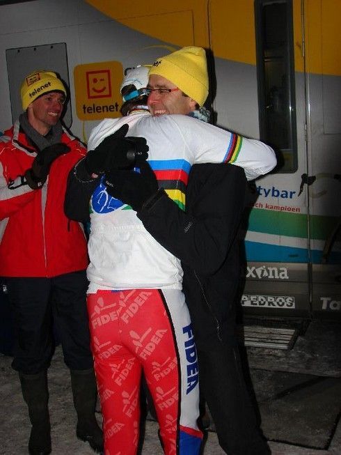 Zdeněk Štybar slaví