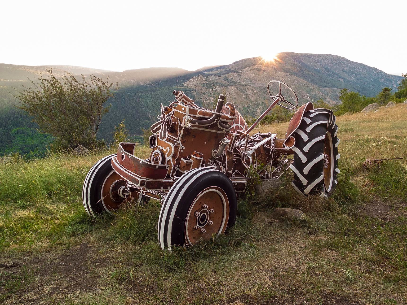 Jednorázové použití / Fotogalerie / Působivé zásahy do krajiny od umělce Patrika Proška