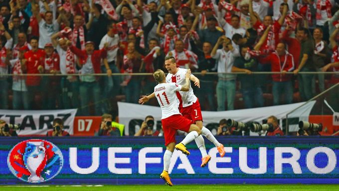Radost polských fotbalistů.