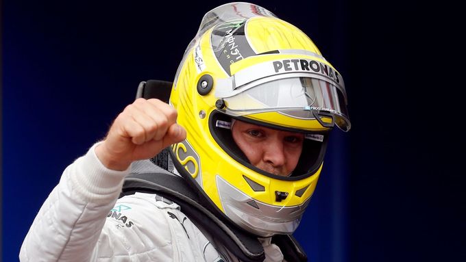 Nico Rosberg vyhrál už třetí kvalifikaci po sobě.