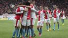 Radost Slavie v zápase 22. kola Slavia - Opava