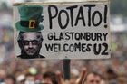 Neplatiči U2 prošli testem na festivalu v Glastonbury