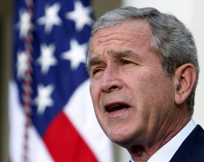 George Bush kritizoval Rusko za jeho vpád na gruzínské území