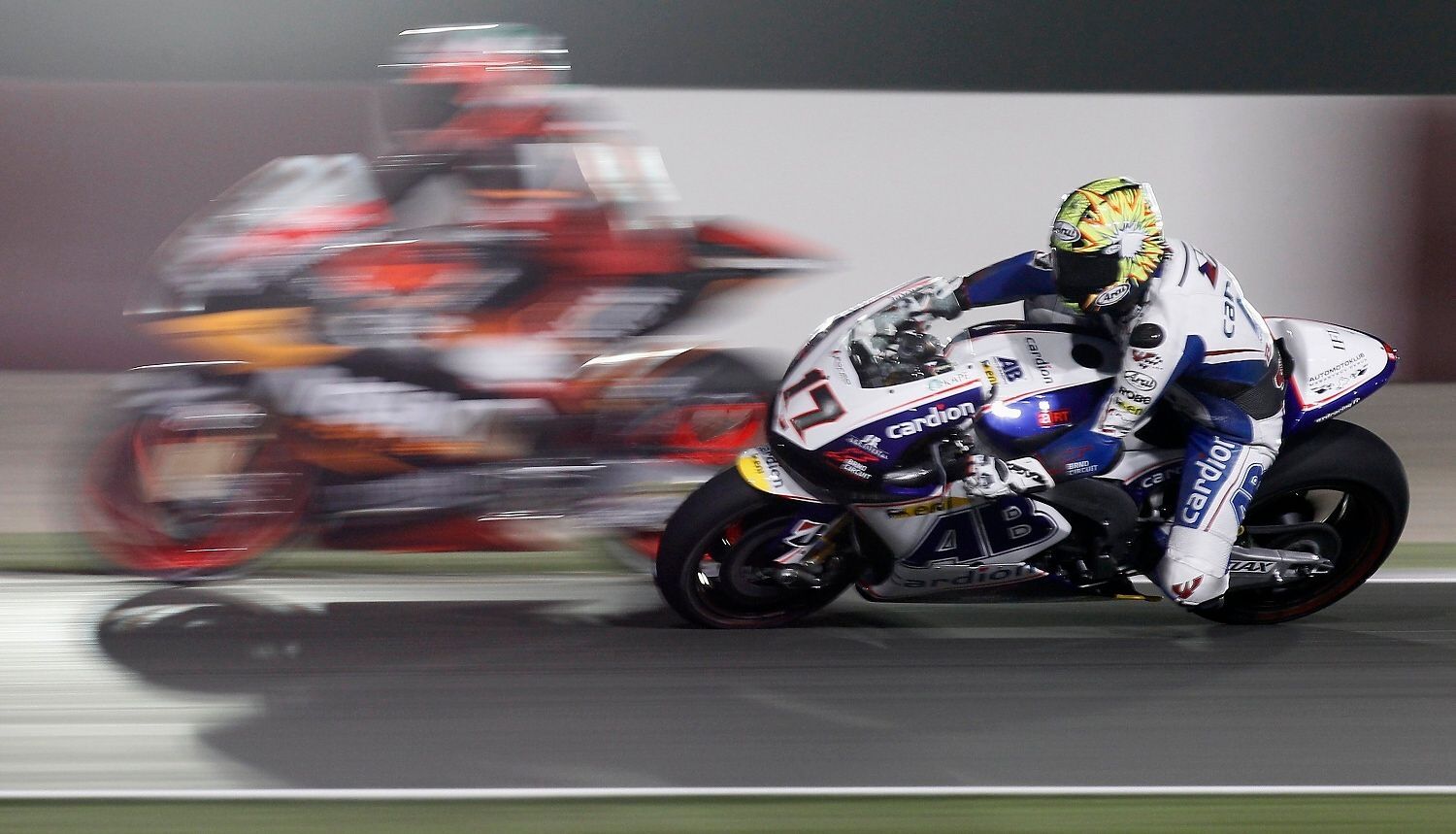 MotoGP, GP Kataru: Karel Abraham, ART a Claudio Corti, FTR Kawasaki