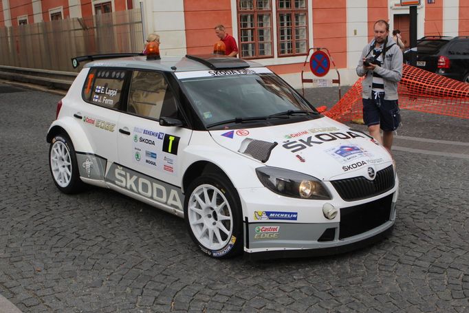 Rallye Bohemia 2014: Na Bohemii startoval Lappi mimo pořadí s testovacím prototypem budoucí Fabie R5.