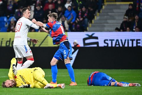 Plzeň - Slavia 3:5. Šílená jízda na západě Čech skončila vítězstvím sešívaných